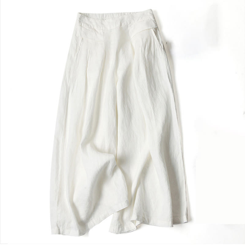 Miranda | High-Waisted Side-Pocket Wide-Leg Pants