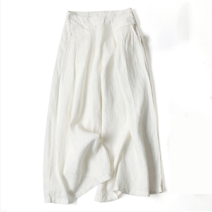 Miranda | High-Waisted Side-Pocket Wide-Leg Pants