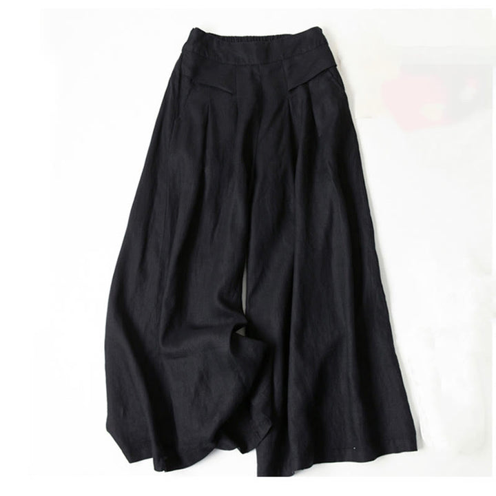 Miranda | High-Waisted Side-Pocket Wide-Leg Pants