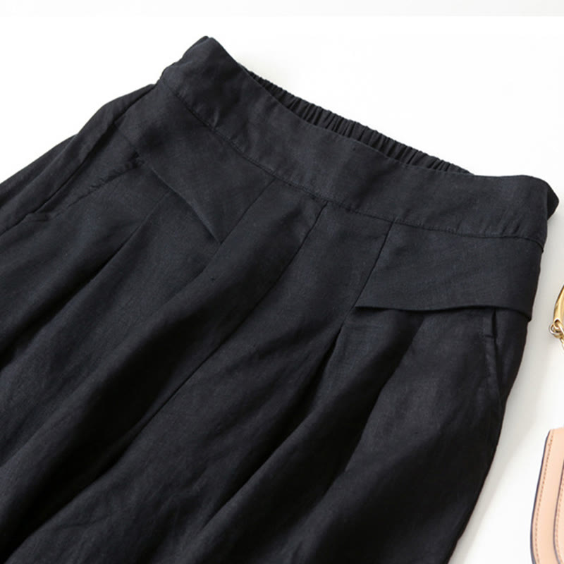 Miranda | High-Waisted Side-Pocket Wide-Leg Pants
