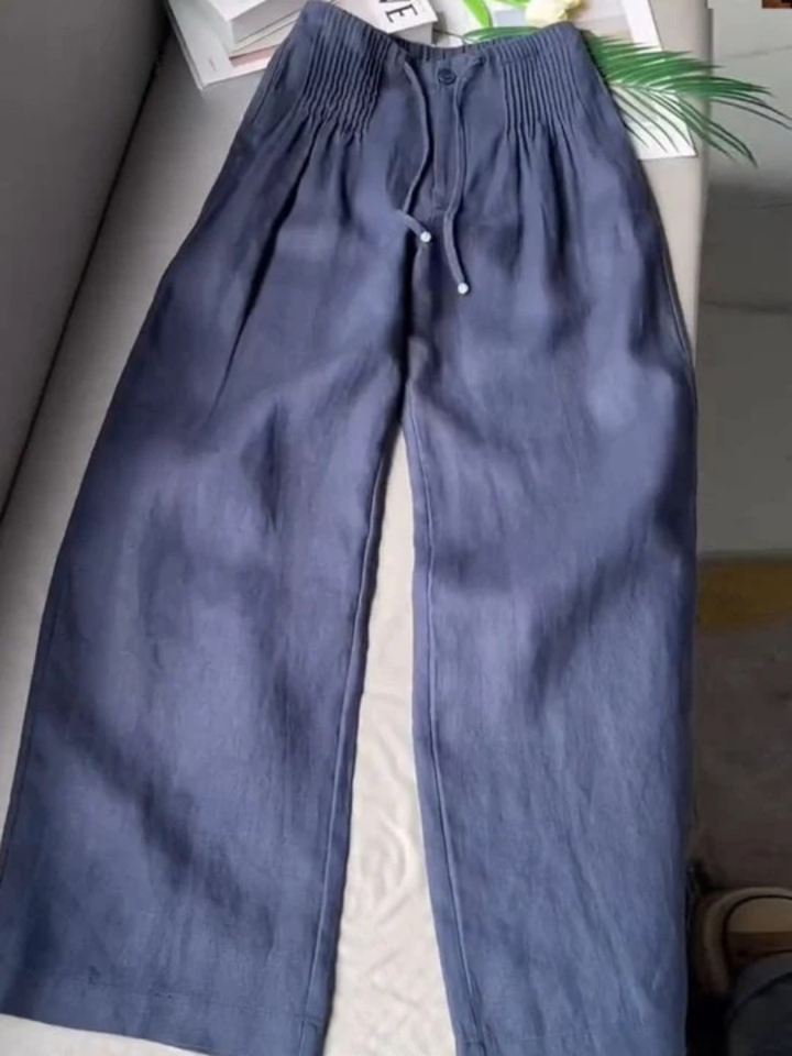 Annabelle | Lightweight Relaxed Wide-Leg Palazzo Pants
