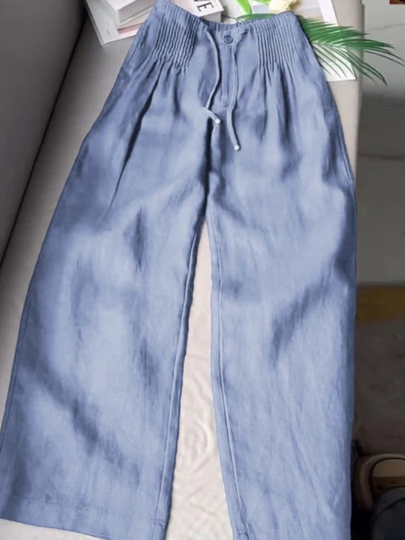 Annabelle | Lightweight Relaxed Wide-Leg Palazzo Pants