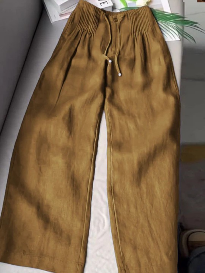 Annabelle | Lightweight Relaxed Wide-Leg Palazzo Pants