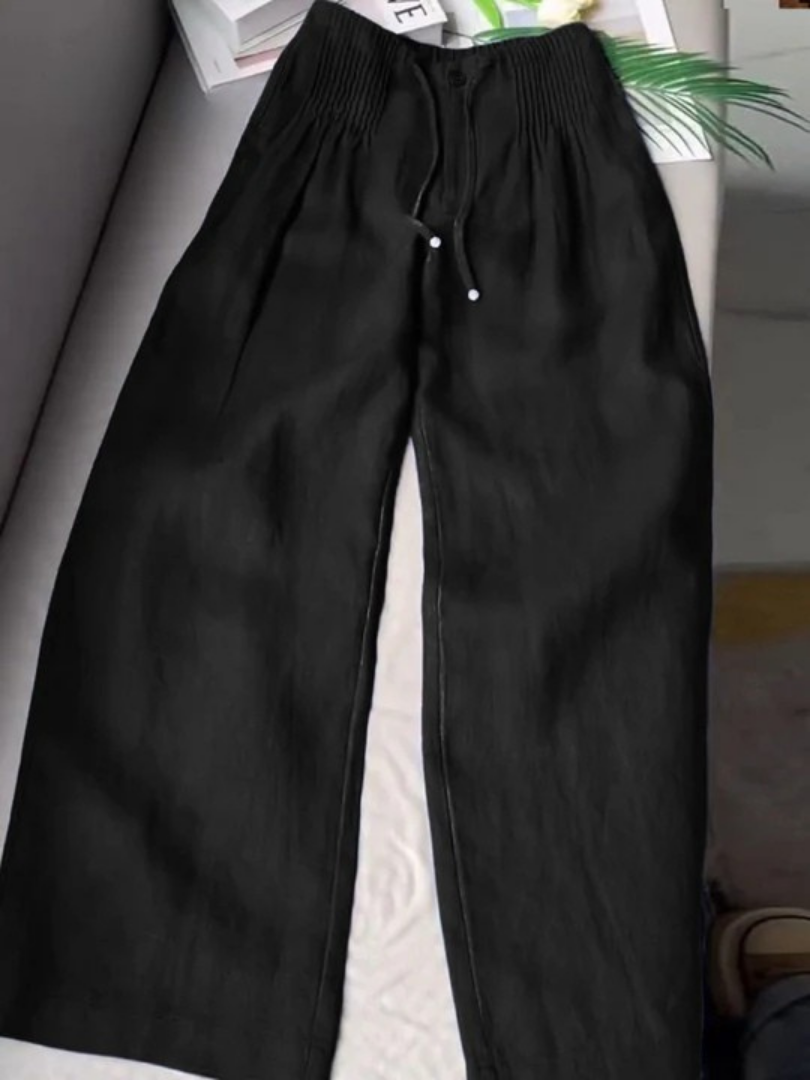 Annabelle | Lightweight Relaxed Wide-Leg Palazzo Pants