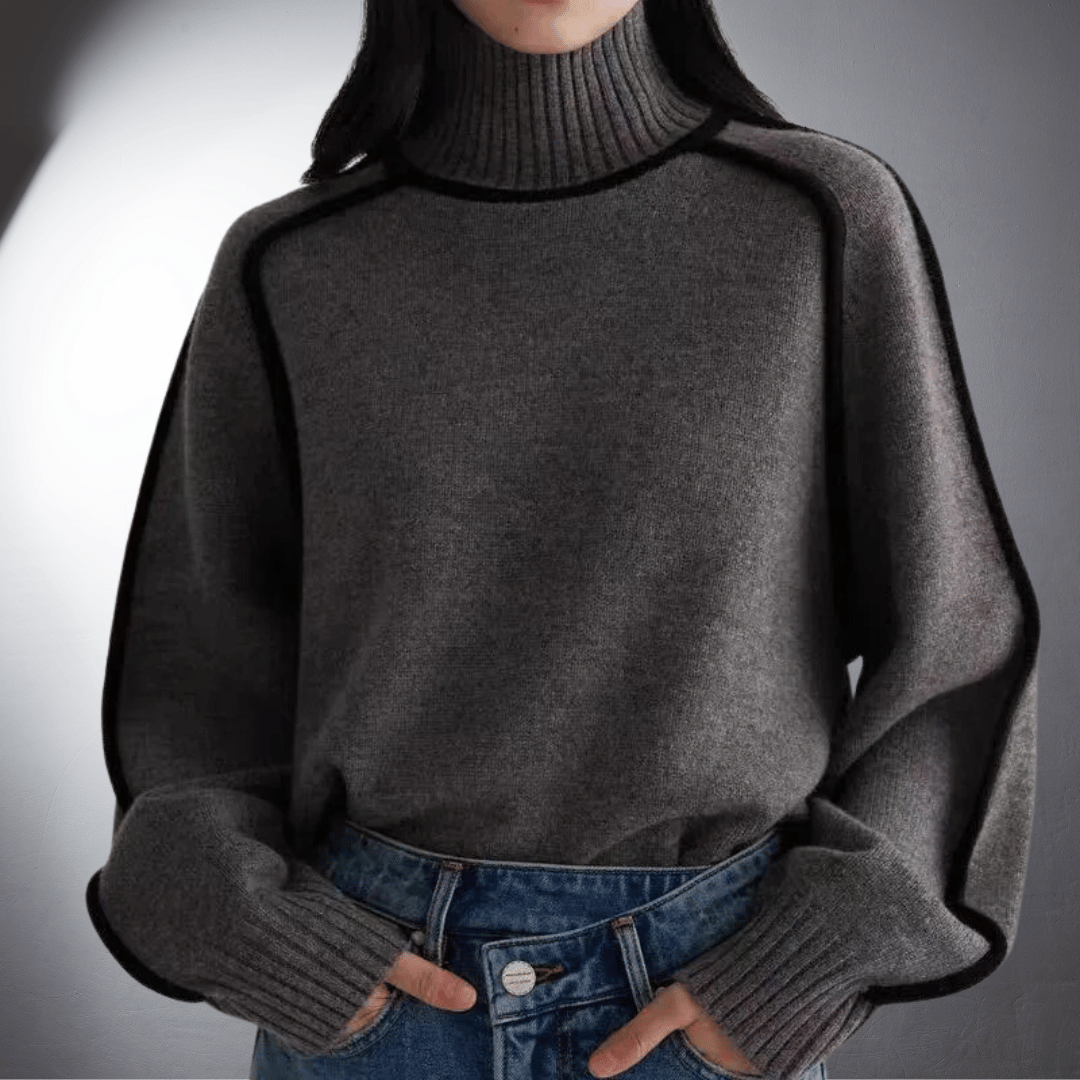 Cecilia | Ultra-Soft Relaxed Turtleneck Sweater