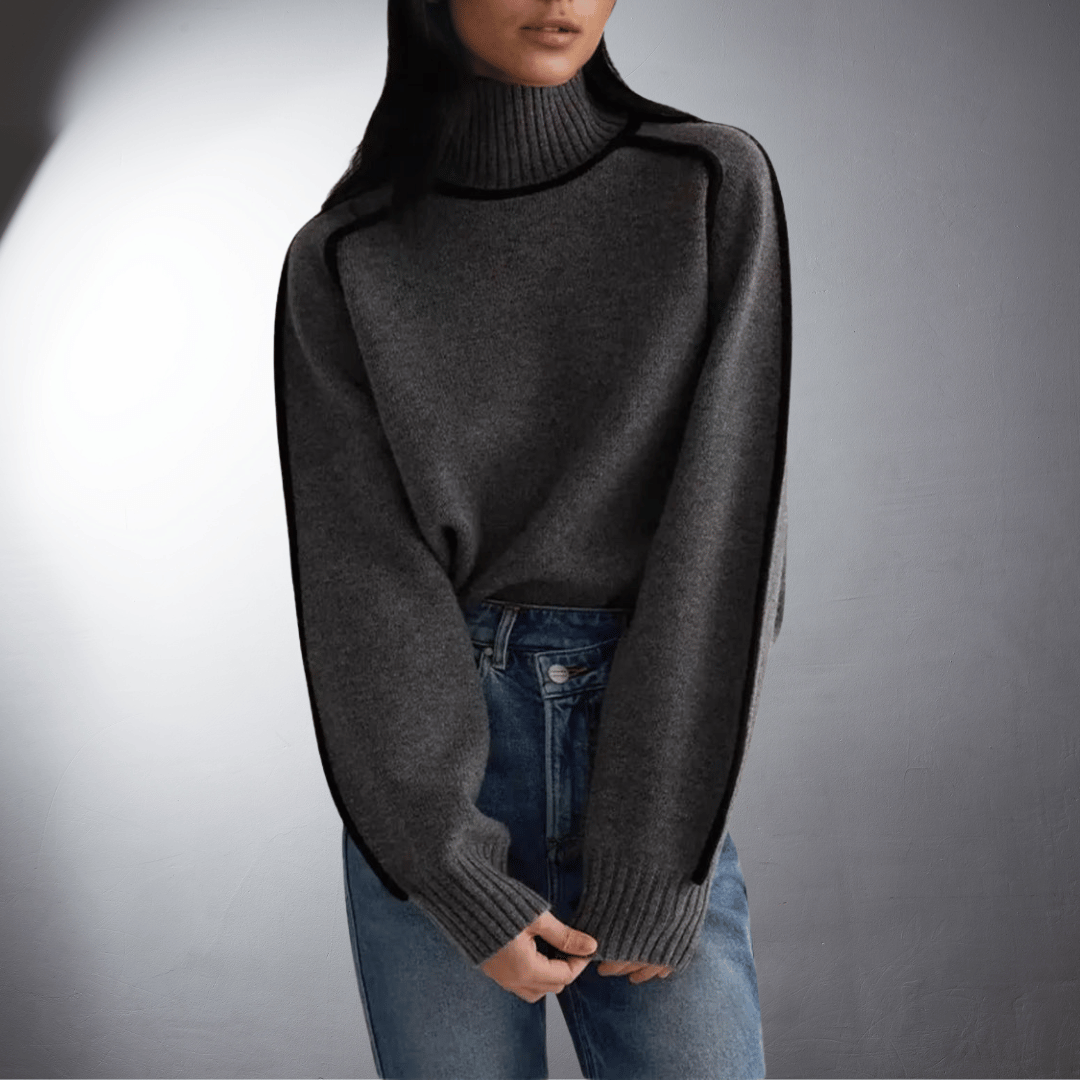 Cecilia | Ultra-Soft Relaxed Turtleneck Sweater