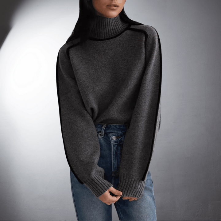 Cecilia | Ultra-Soft Relaxed Turtleneck Sweater