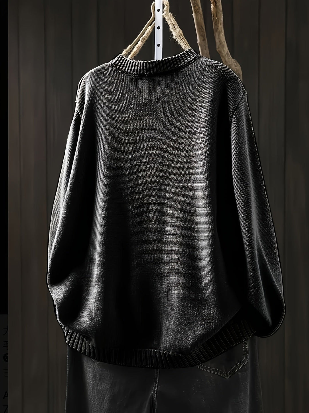 Gretchen | Decorative-Button Relaxed One-Size Cardigan