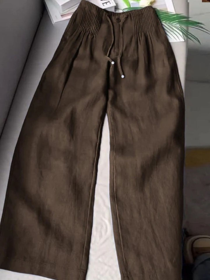 Annabelle | Lightweight Relaxed Wide-Leg Palazzo Pants