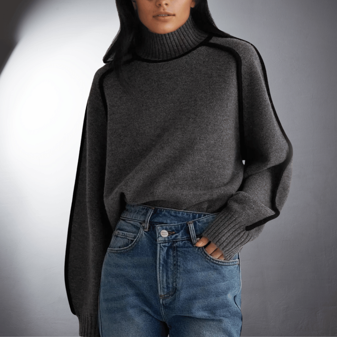 Cecilia | Ultra-Soft Relaxed Turtleneck Sweater