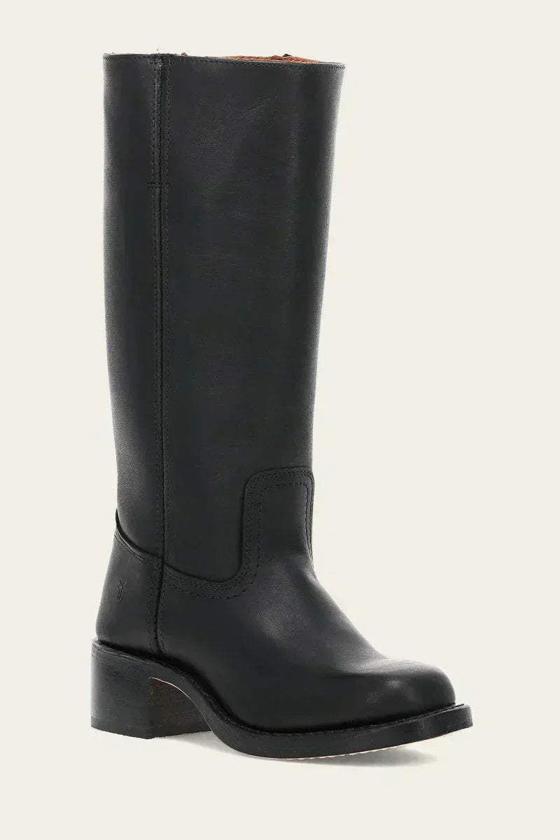 Vivian | Stacked-Heel Knee-High Western Boots for Fall