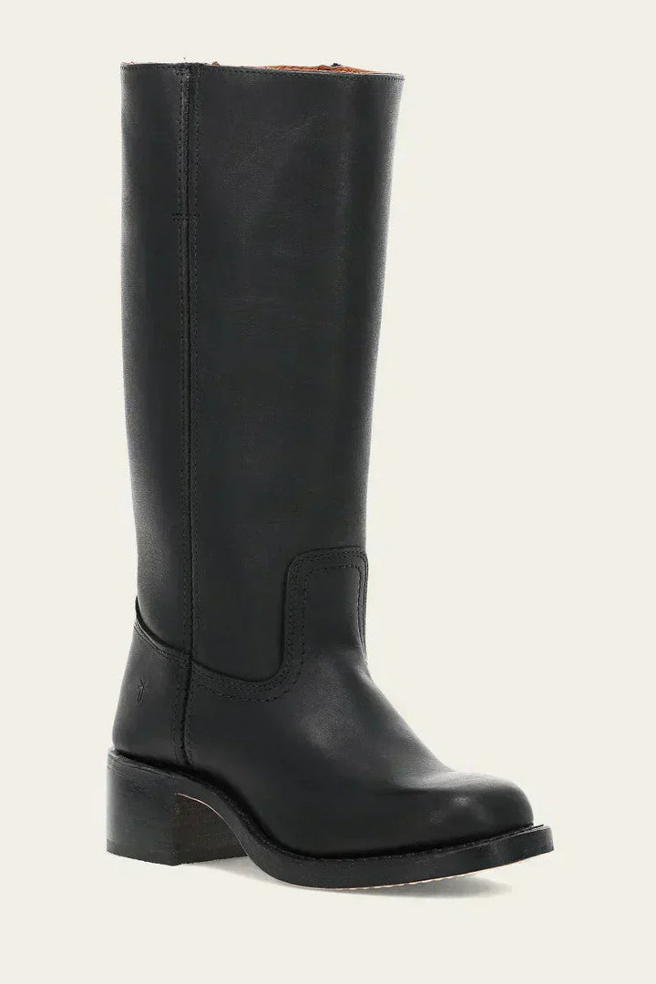 Vivian | Stacked-Heel Knee-High Western Boots for Fall