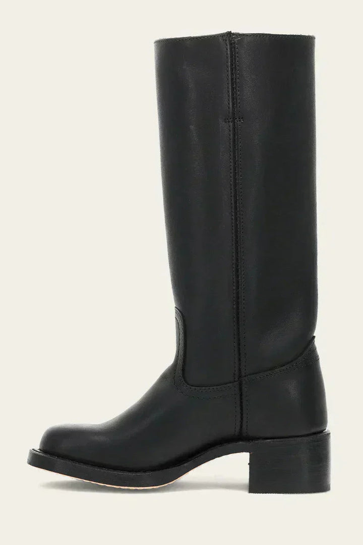 Vivian | Stacked-Heel Knee-High Western Boots for Fall