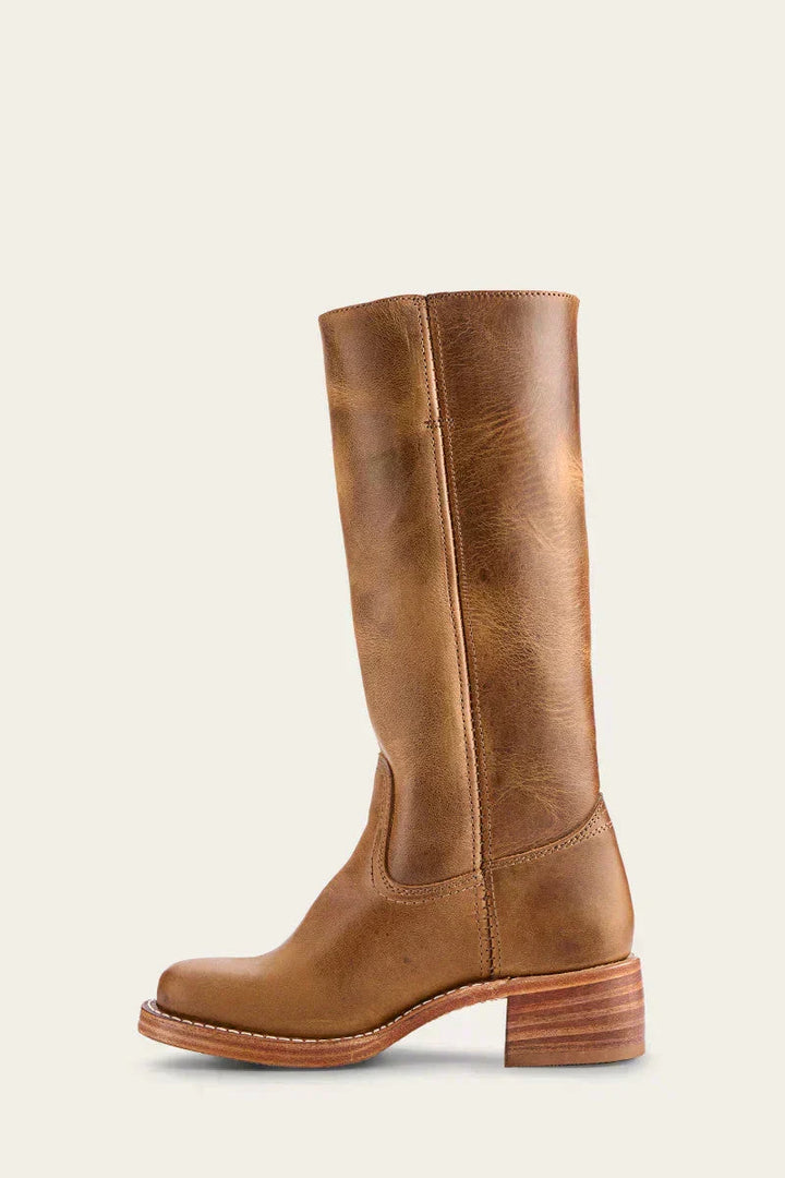 Vivian | Stacked-Heel Knee-High Western Boots for Fall