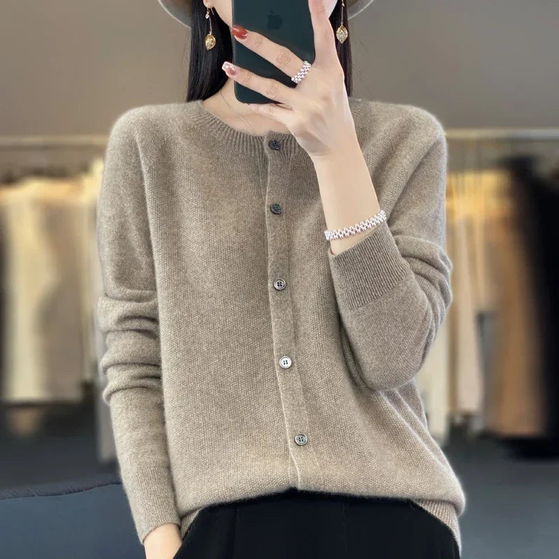 Joanne | Relaxed Button-Up Cardigan