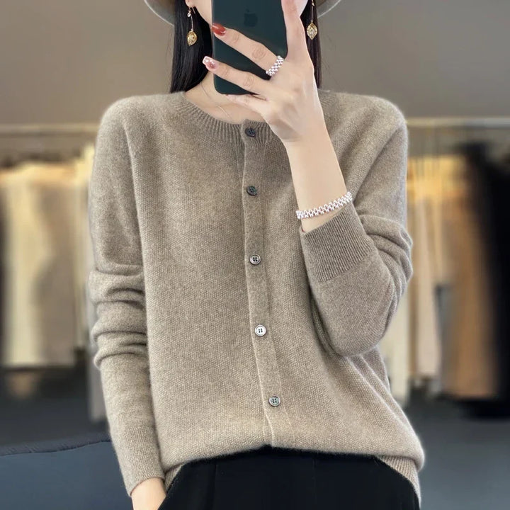 Joanne | Relaxed Button-Up Cardigan