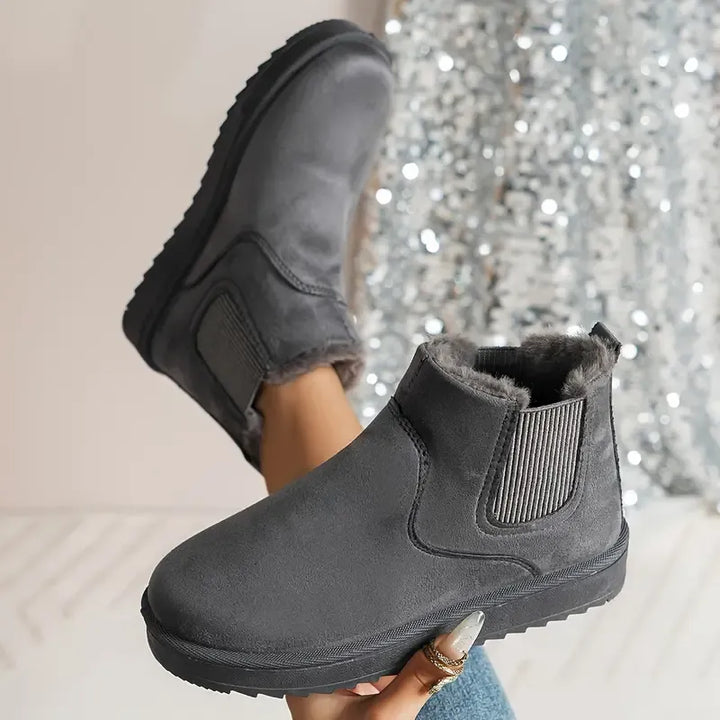 Becky | Fleece-Lined Suede Chelsea Boots for Winter