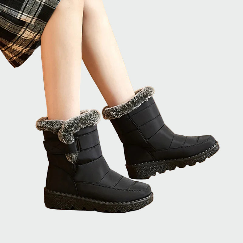 Brianna | Faux Fur-Lined Waterproof Snow Boots