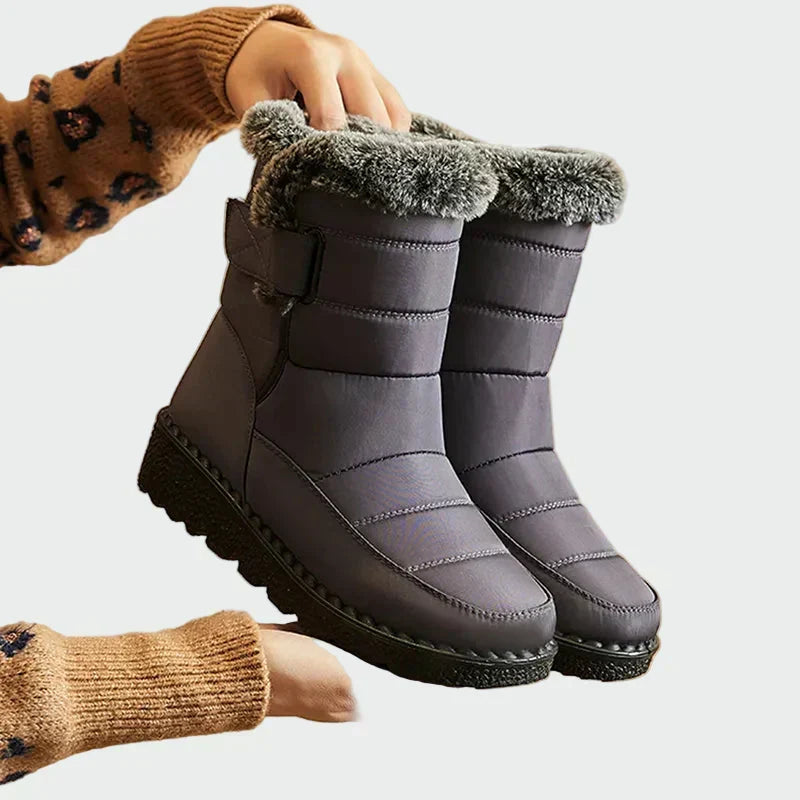 Brianna | Faux Fur-Lined Waterproof Snow Boots