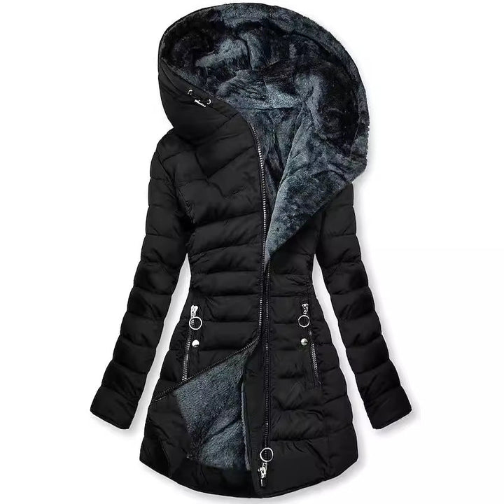 Kate | Faux Fur-Lined Hooded Puffer Jacket for Winter