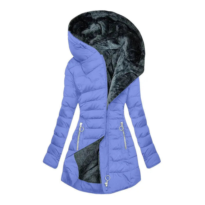 Kate | Faux Fur-Lined Hooded Puffer Jacket for Winter