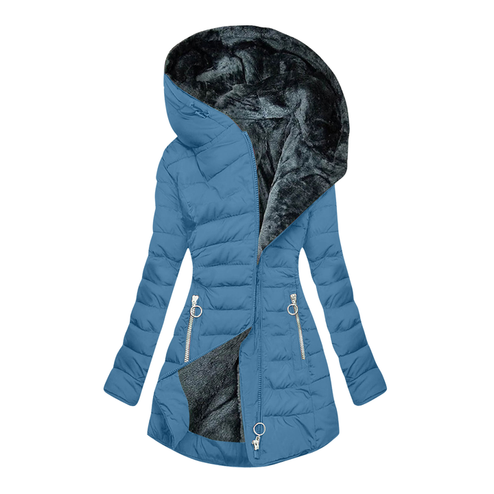 Kate | Faux Fur-Lined Hooded Puffer Jacket for Winter