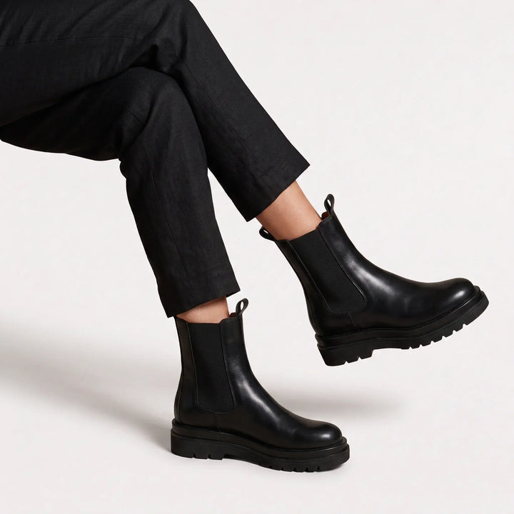 Colleen | Lug-Sole Chelsea Ankle Boots
