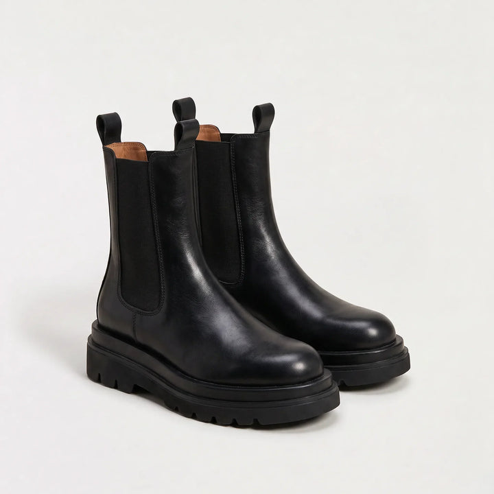 Colleen | Lug-Sole Chelsea Ankle Boots