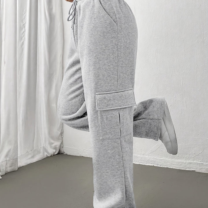 Cheryl | Drawstring Relaxed-Fit Cargo Sweatpants for Fall