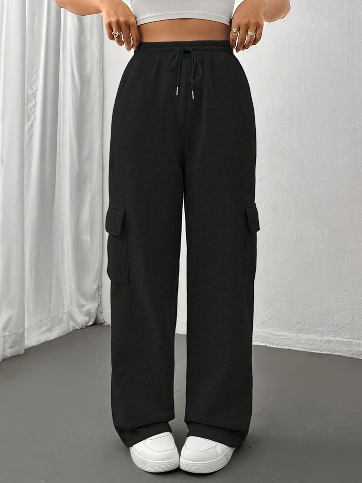 Cheryl | Drawstring Relaxed-Fit Cargo Sweatpants for Fall