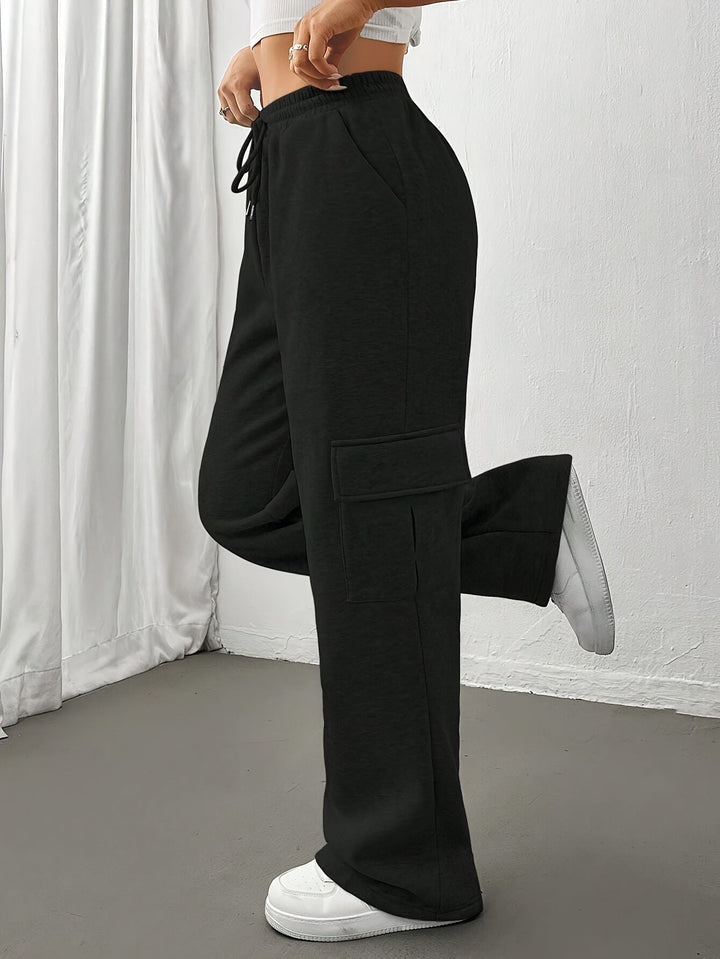 Cheryl | Drawstring Relaxed-Fit Cargo Sweatpants for Fall