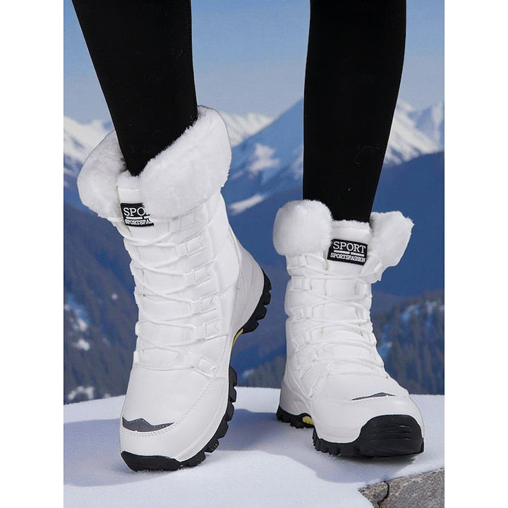 Dawn | Plush-Lined Waterproof Lace-Up Snow Boots