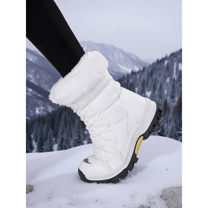 Dawn | Plush-Lined Waterproof Lace-Up Snow Boots