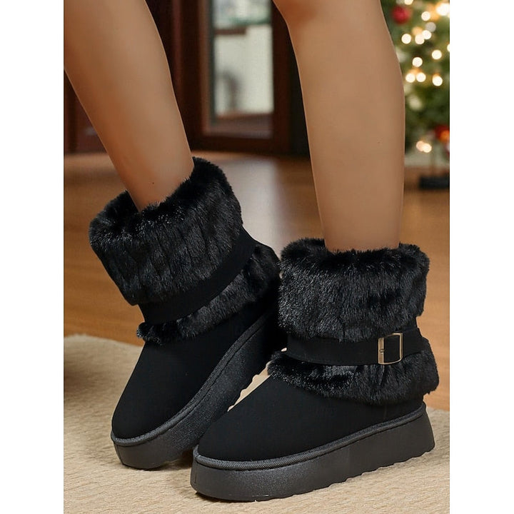 Kendall | Waterproof Buckle-Strap Ankle Snow Boots