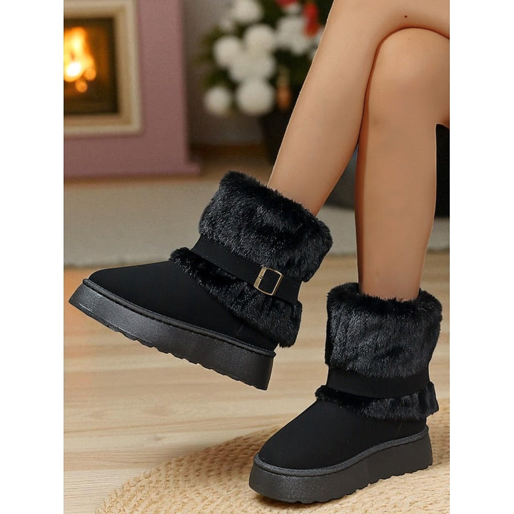 Kendall | Waterproof Buckle-Strap Ankle Snow Boots