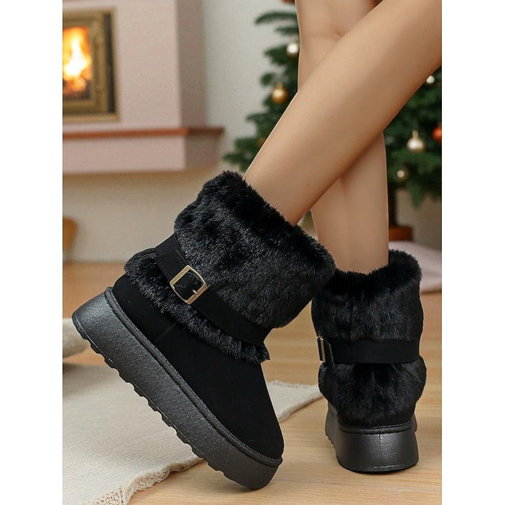 Kendall | Waterproof Buckle-Strap Ankle Snow Boots