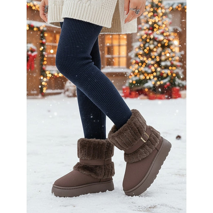 Kendall | Waterproof Buckle-Strap Ankle Snow Boots