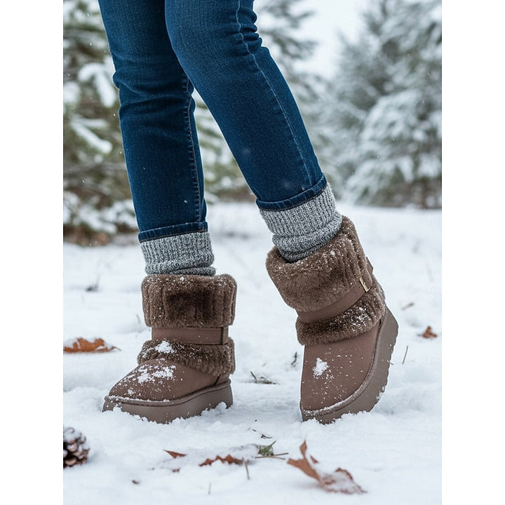 Kendall | Waterproof Buckle-Strap Ankle Snow Boots