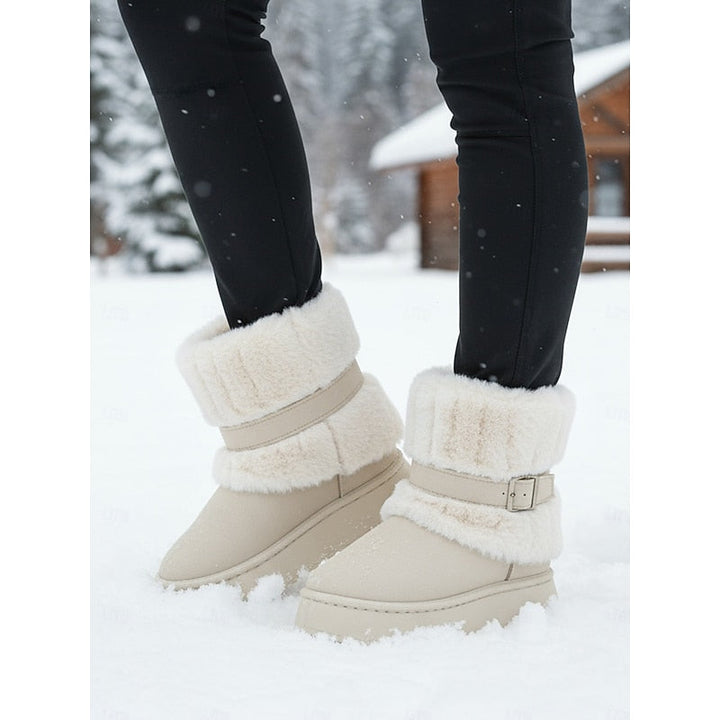 Kendall | Waterproof Buckle-Strap Ankle Snow Boots