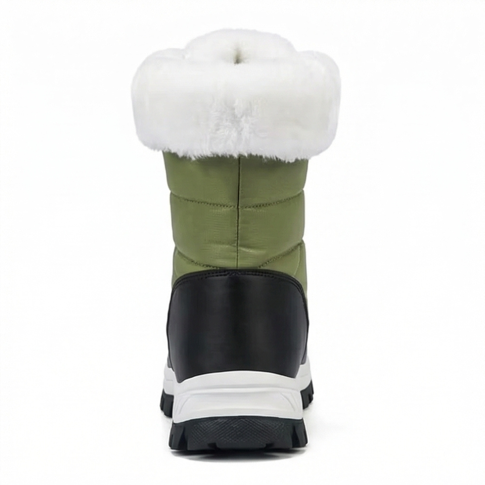 Dakota | Quilted Faux Fur-Lined Zip Snow Boots