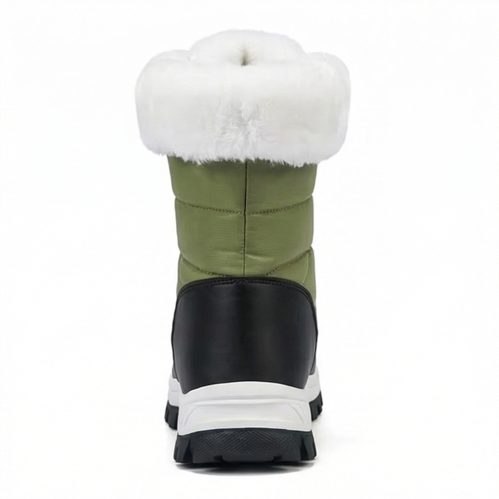 Dakota | Quilted Faux Fur-Lined Zip Snow Boots