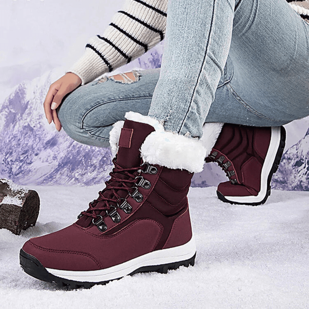 Sierra | Faux Fur-Lined Waterproof Hiking Snow Boots