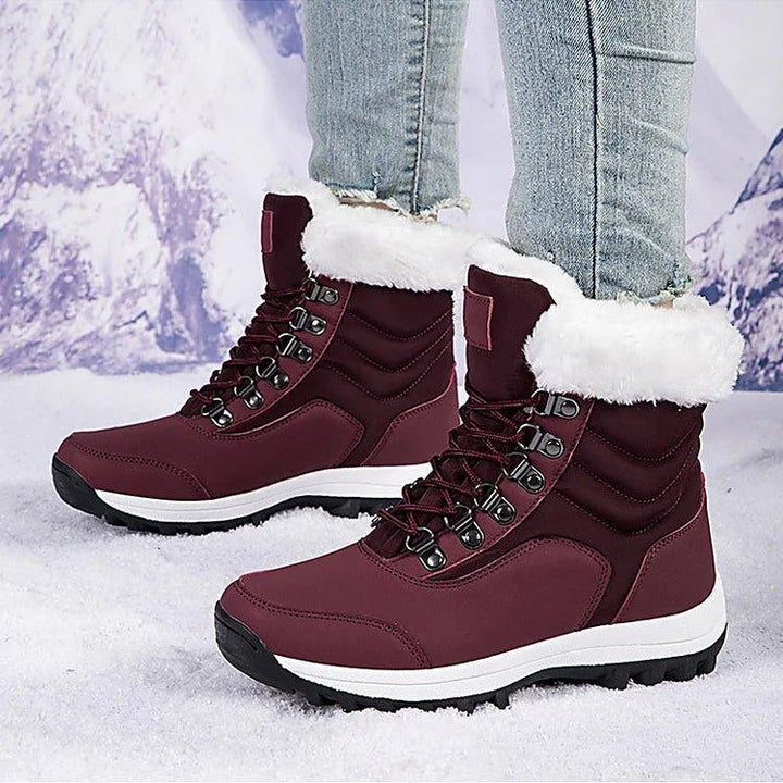 Sierra | Faux Fur-Lined Waterproof Hiking Snow Boots