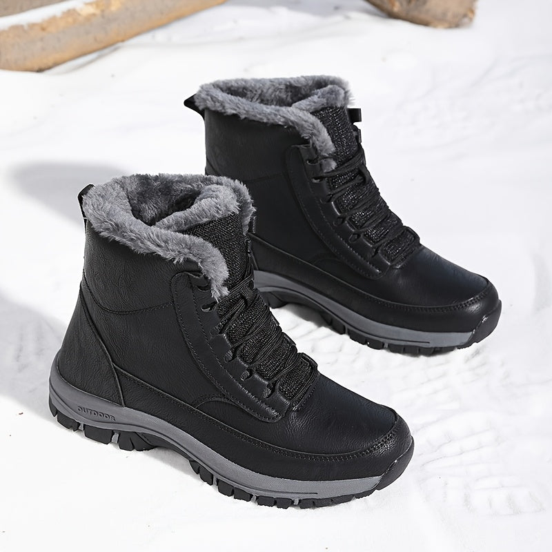Gwendolyn | Fleece-Lined Waterproof Deep-Tread Winter Boots