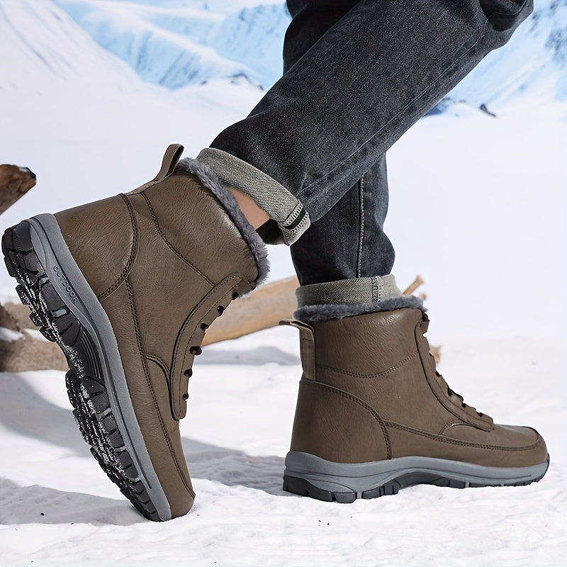 Gwendolyn | Fleece-Lined Waterproof Deep-Tread Winter Boots