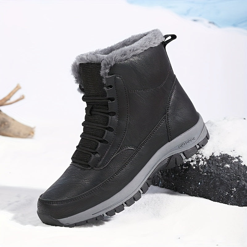 Gwendolyn | Fleece-Lined Waterproof Deep-Tread Winter Boots