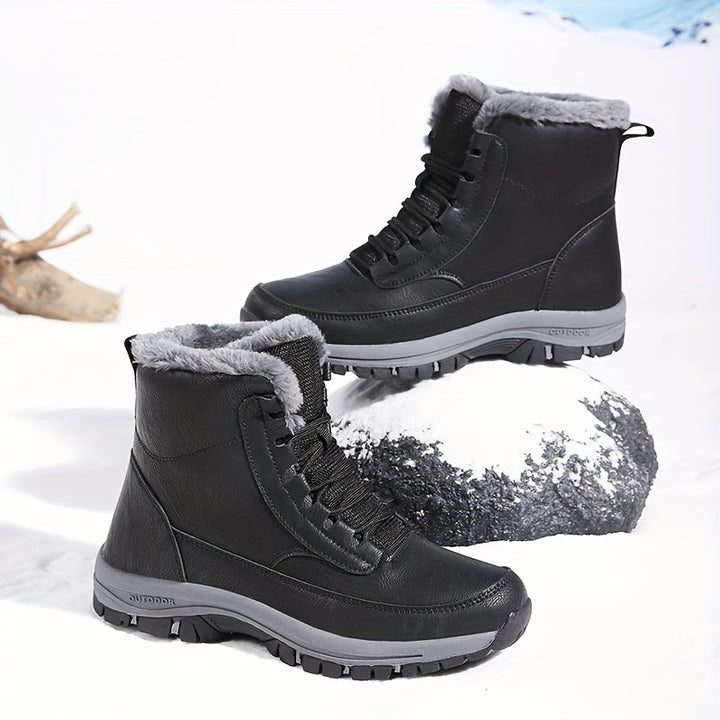 Gwendolyn | Fleece-Lined Waterproof Deep-Tread Winter Boots