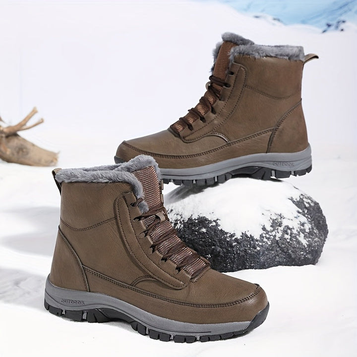 Gwendolyn | Fleece-Lined Waterproof Deep-Tread Winter Boots