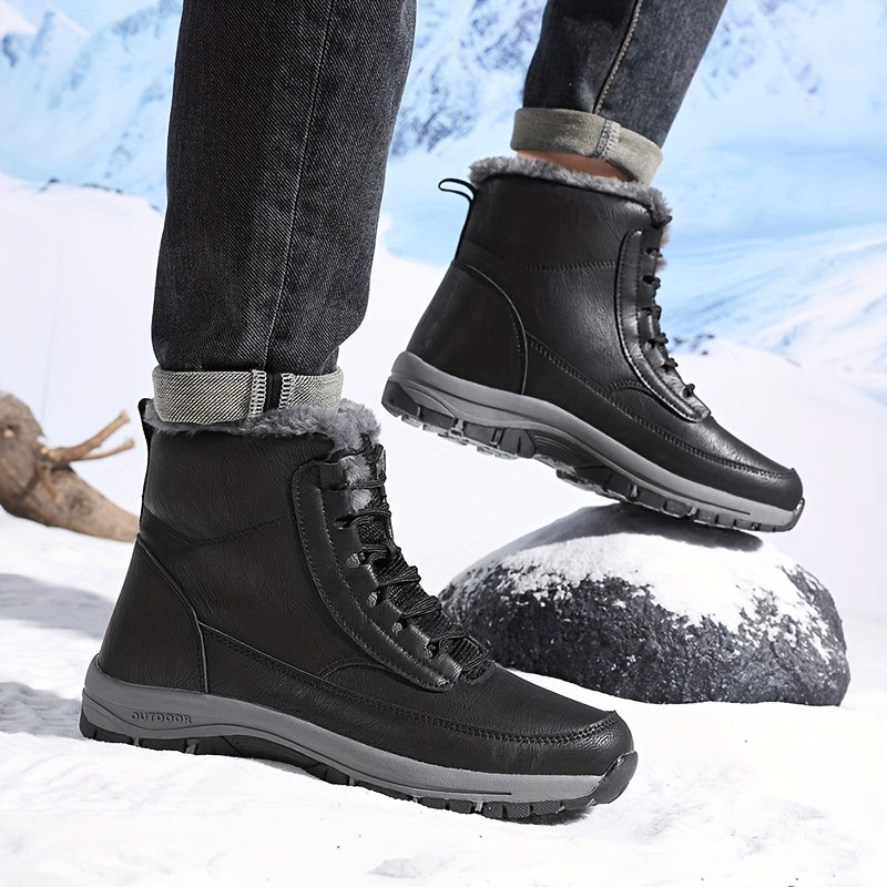 Gwendolyn | Fleece-Lined Waterproof Deep-Tread Winter Boots