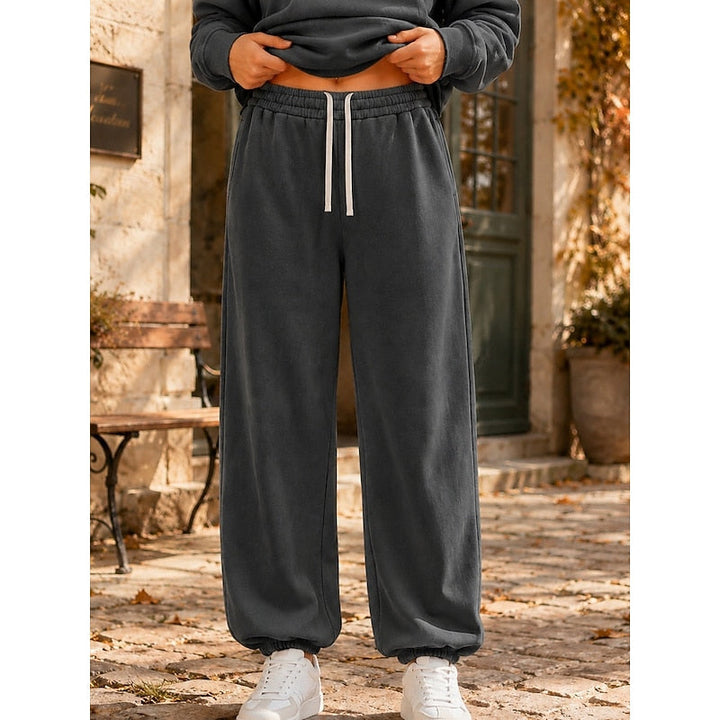 Heidi | Jogger-Cuff Drawstring Relaxed Sweatpants for Fall